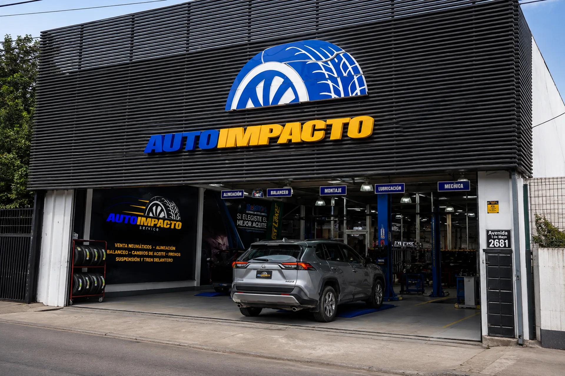 Frontis del taller Autoimpacto Service en Avenida 21 de Mayo #2681, Concepción
